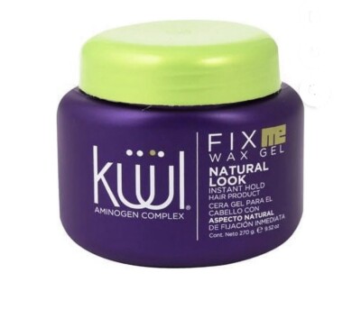 Kuul Fix Me Wax Gel Natural Look Instant Hold 9.53oz - Cera Gel para el cabello 
