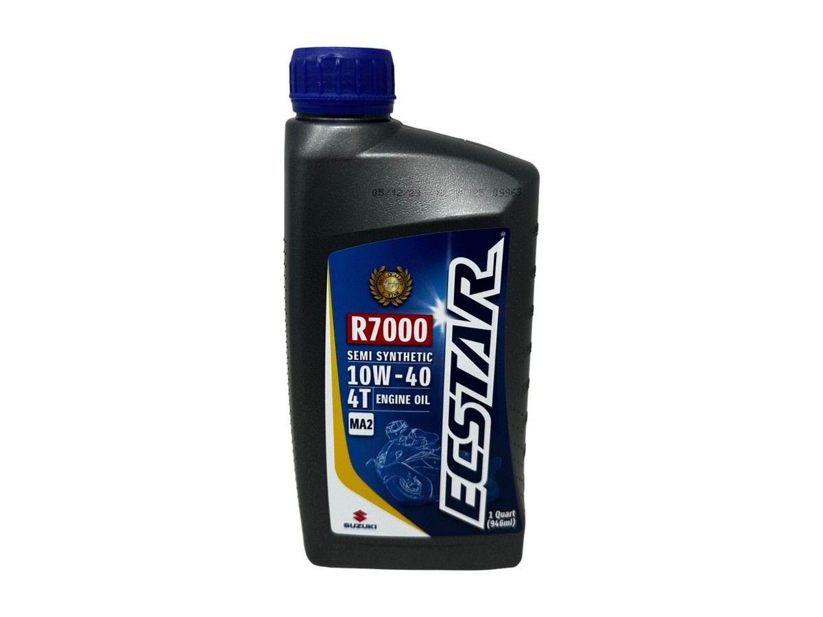 Suzuki Ecstar 10W40 R7000 SemiSynthetic Motor Oil 2 QUART 990A0
