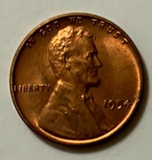 1954 P Lincoln Wheat Penny - Unc - Beautiful Red Tone. Combined Shipping. 1954 P Lincoln Wheat Penny - Unc - Beautiful Red Tone. Combined Shipping.