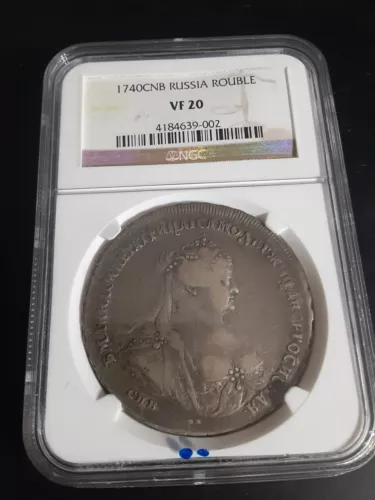 1740 cnb russia rouble ngc vf20