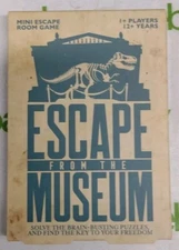 Mini Escape Room Escape From The Museum Card Game Brain Busting Puzzles New
