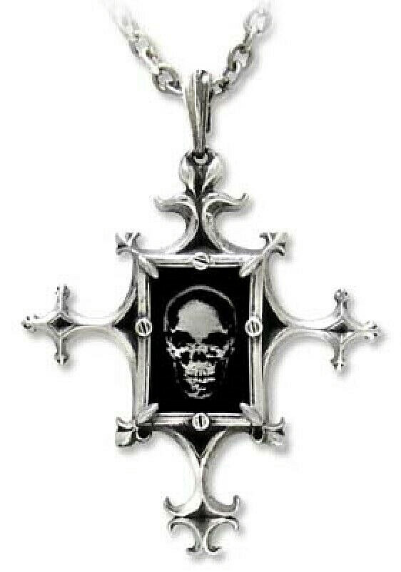 Proto-X-Ray Cross Pendant Pewter ALCHEMY GOTHIC | eBay