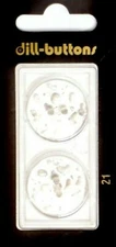 Dill Buttons ~ (0021) - 7/8" - 2 ct