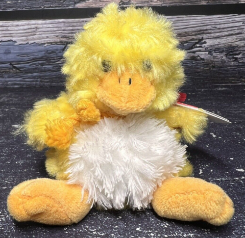 2007 RETIRED TY BEANIE BABY~BASKET BEANIE COOP THE EASTER CHICK BIRD 4"~NEW - Picture 1 of 1
