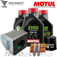 Tagliando VOGE Valico 500 DS 2021 2022 2023 / Kit Olio Motul 5100 Filtri Candele