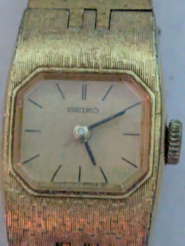 orologio vintage seiko donna tono oro 010687 1100-5530 non funzionante - Foto 3 di 11