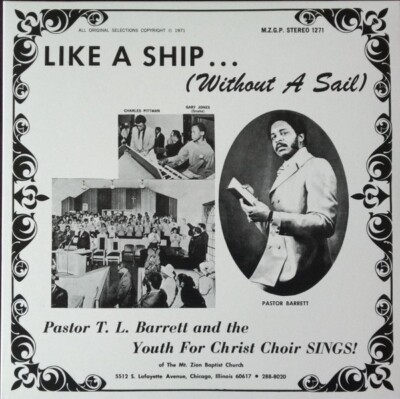 PASTOR TL BARRETT LIKE A SHIP LP   MINT