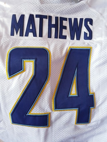 NFL San Diego Chargers Football Reebok Jersey #24 Ryan Mathews - Picture 5 of 6