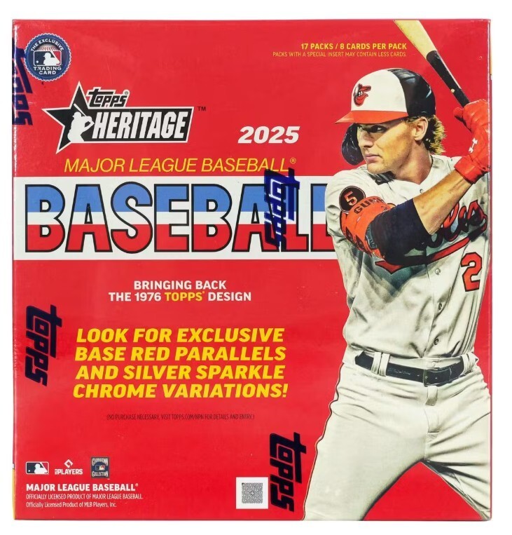 MLB TOPPS HERITAGE 2025 HOBBY BOX 未開封 Bleecker Trading - 2025 Topps Heritage High Number Baseball Hobby Box