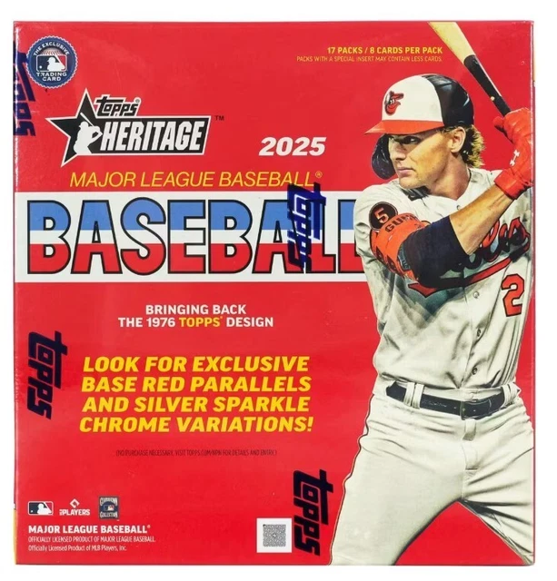 2025 TOPPS HERITAGE BASEBALL MEGA  BOX