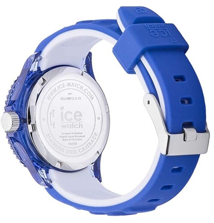 Ice-Watch ICE 001456 Aqua Amparo Small Damenuhr Silikon blau NEU ohne Box T5
