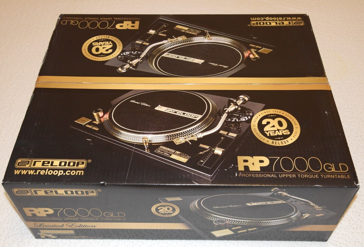 RARE:NEW, IN SEALED BOX Reloop RP7000 GLD Gold Very Limited 