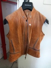 Stefanel Smanicato/ Gilet donna Made in Italy vera pelle