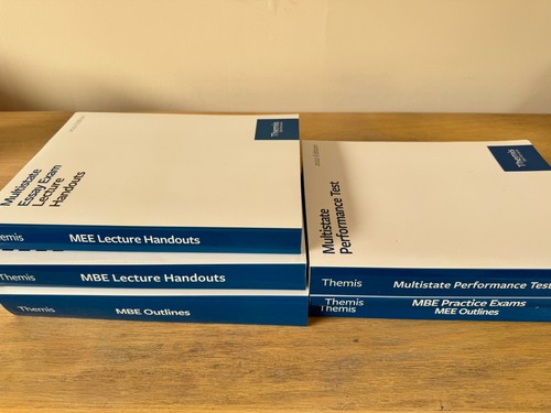 Themis Bar Prep UBE MBE NY 6 Books Set: 2022 (UNUSED, UNMARKED) *BOOKS ...