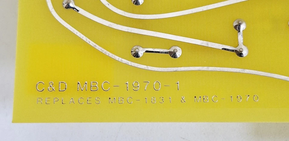 C&D Technologies MBC01970-1 Rev 2 Board Control for Limiting Current - Image 2 of 4