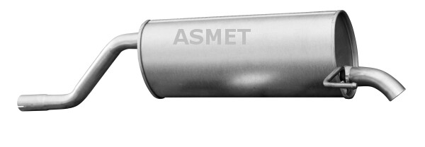 Asmet EndschalldäMpfer SchalldäMpfer Passend FüR Fiat Grande Punto 16.099-image