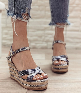 scarpe platform aperte