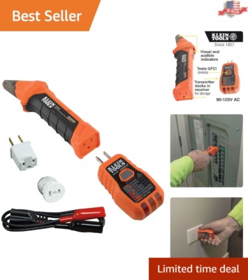 Accurate Electrical Circuit Finder Tool Kit with GFCI Testing Features, 2-Piece