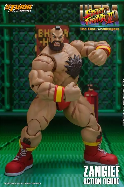 Street Fighter II Zangief 1/12 action figure Storm Collectibles U.S. seller