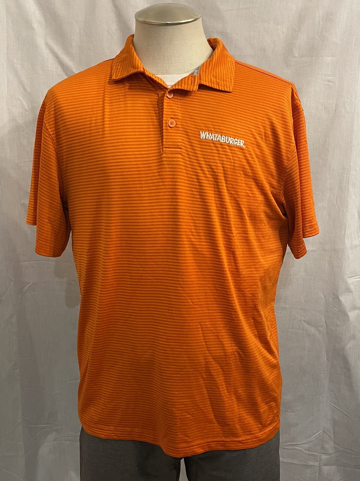 2Whataburger Uniform Employee Embroidered Orange Pol… Gem