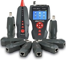 Network Cable Tester, AT226-C NF-8601W LAN Ethernet Cable Tester RJ45 UTP STP Di