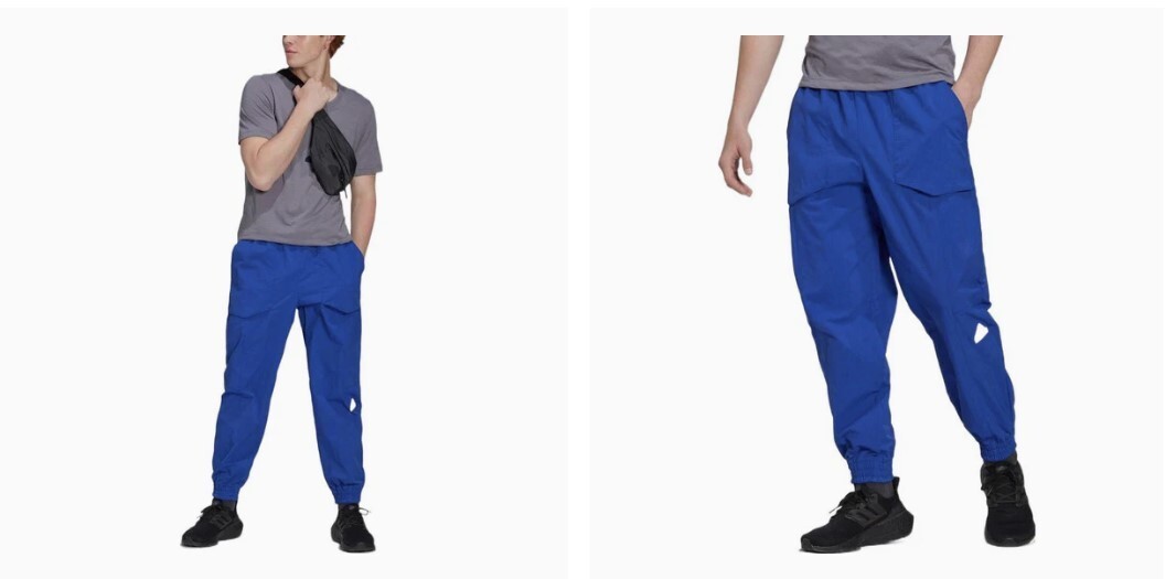 Adidas HN1934 Cargo Track Pants Blue ( M ) | eBay