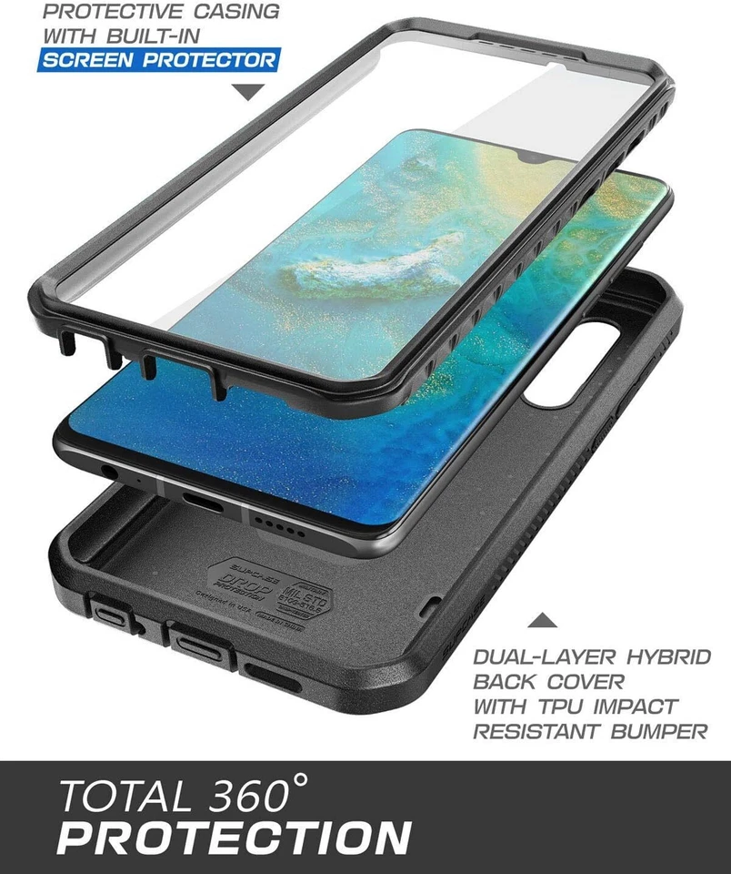 SUPCASE UBPro for HUAWEI P20 P30 Mate20 Pro Rugged Case FullBody ProtectionCover - Image 3 of 4