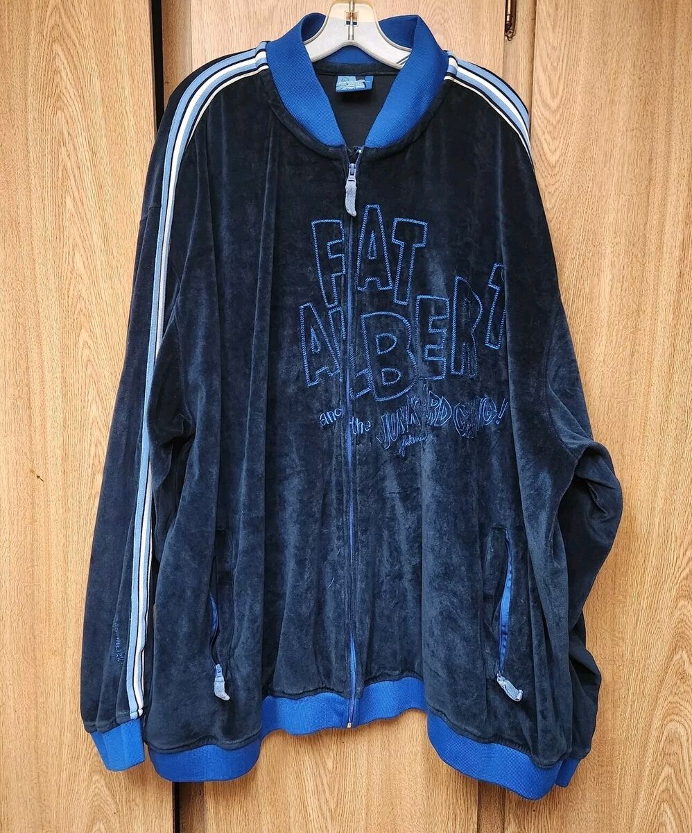 Vtg PLATINUM FUBU Velour Track Jacket Mens Sz 3XL FAT ALBERT Vtg PLATINUM FUBU Velour Track Jacket Mens Sz 3XL FAT ALBERT
