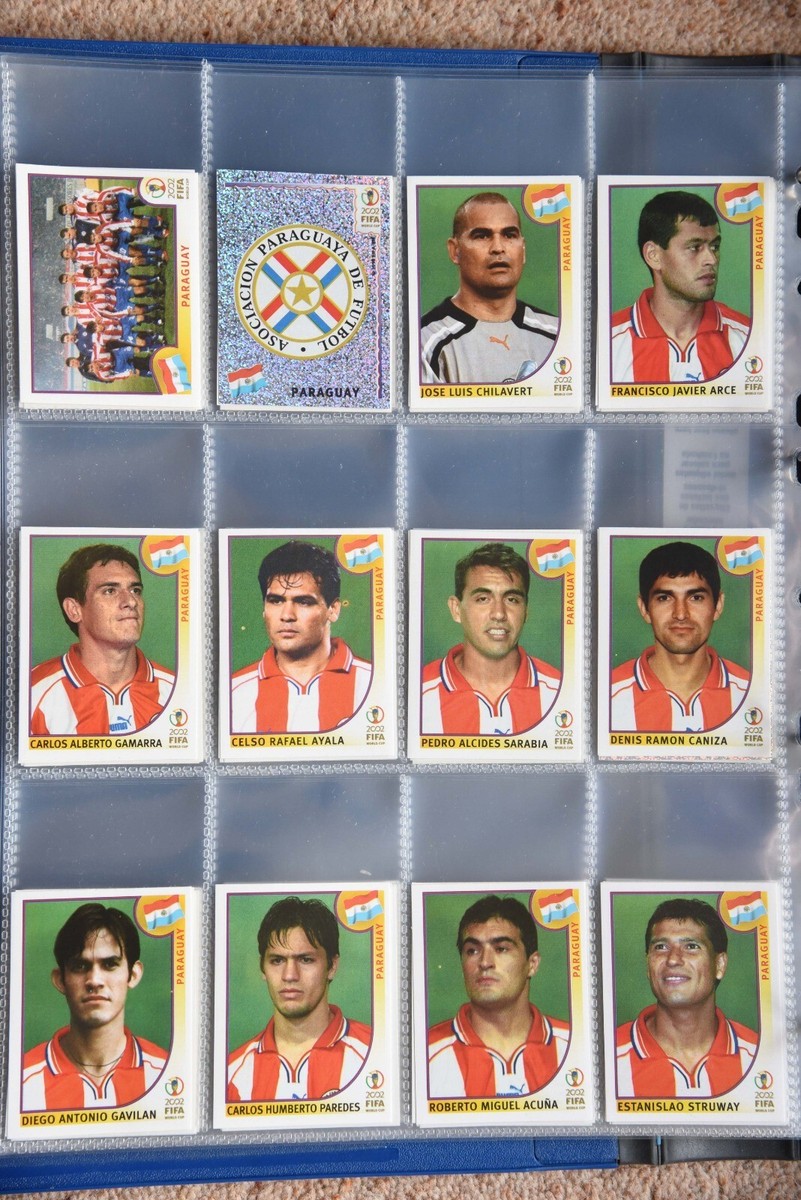PANINI WM 2002 Korea & Japan 02 - Komplettset + Album + Tüte 1-576 Top/Rare