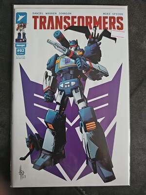 Transformers #2 2nd Print Cover Variante Image Comics 2023 NM