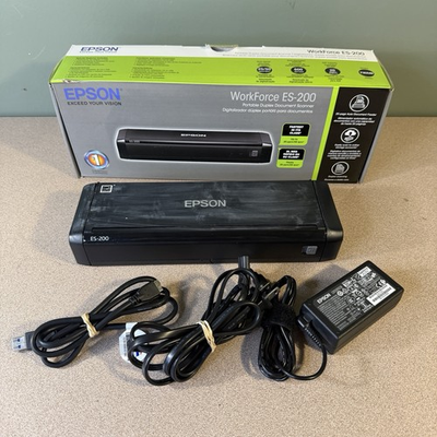 #ad #ad Epson WorkForce ES 200 Color Portable Document Scanner Works Great but Read $135.00
