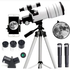 Professional Astronomical Telescope w/ High Tripod Lunar Mirror HD Viewing Gift