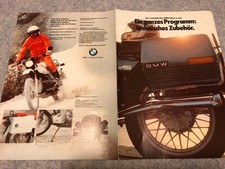 Brochure catalogue accessoires moto BMW R80 G/S R65 R45 R100RS 1981 allemand