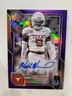 MALIK MUHAMMAD Texas 2025 Bowman U University Chrome PURPLE Ref AUTO # 39/75