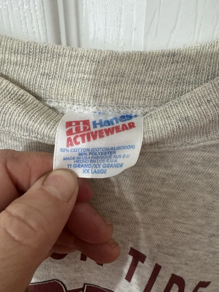 University Of Alabama Crimson, Todd, Long Sleeve Sweatshirt, Gray - Image 2 of 2