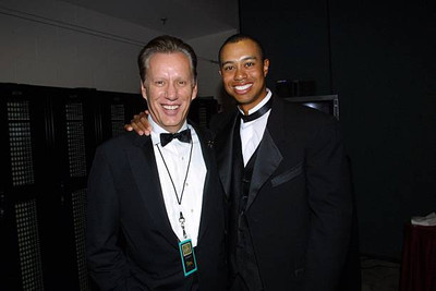 James Woods & Tiger Woods at 2001 ESPY Awards at MGM Grand Arena i- Old Photo