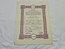 CERTIFICATO AZIONARIO A. di GI. SPA N°100 AZIONI 1979