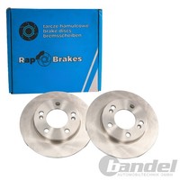 2X RAP Brakes Bremsscheiben 294Mm BelÜFtet Vorne Passend FüR Ssangyong Actyon KY