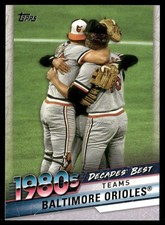 2020 Topps #DB-60 Baltimore Orioles Decades' Best (Series Two)