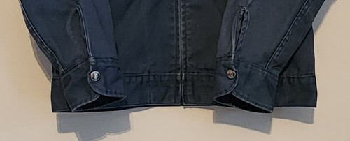 Giacca uomo vintage Dickies foderata in pile tela colore blu; taglia media - Foto 4 di 11