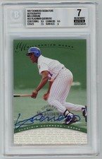 VLADIMIR GUERRERO 1997 Donruss Signature Series Millennium Marks Auto /1000 BGS