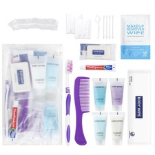 SLequipo Pack 30 Basic Toiletry Kits, Individually Packed, Personal Hygiene Kit