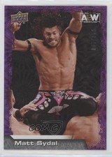 2022 Upper Deck AEW All Elite Wrestling Purple Pyro /199 Matt Sydal #43 0wu5