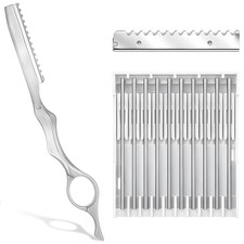 Hair Razor for Hair Cutting Stainless Steel Hairs Thinning Styling Razors with 1