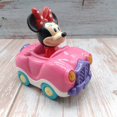 Vtech Toot Toot Drivers Minnie Convertible Kids Toy Pink Disney Tested & Working