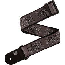 D'Addario Vintage Planet Waves Suns Guitar Strap Gray