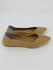 Rothy's The Point Slip On Pointed Toe Flat Tan/Beige Size 6