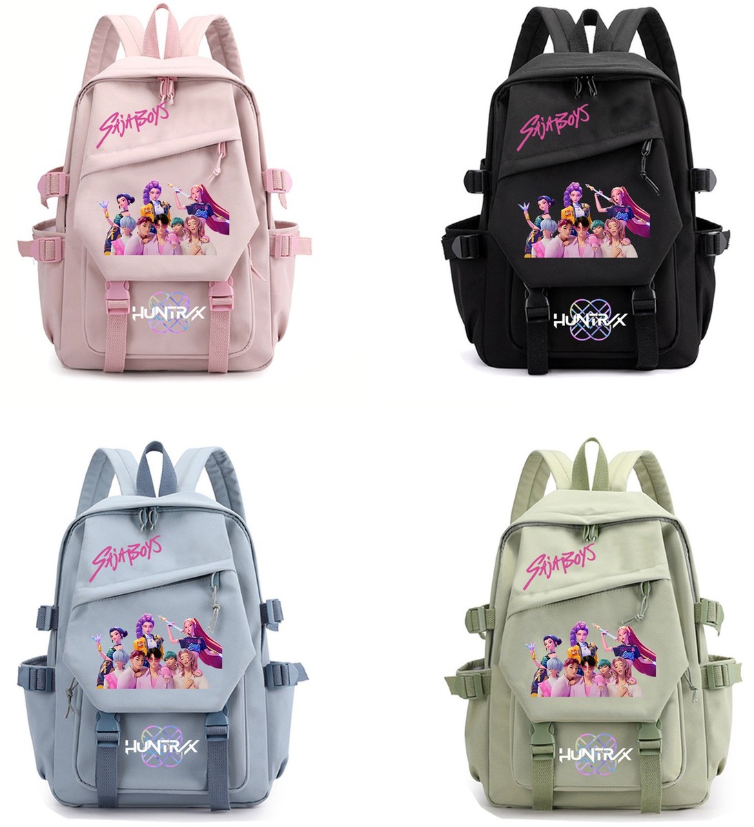 Mochila 2025 KPop cazadores de demonios cosplay estudiantes bolsas escolares bolsas de viaje para computadora portátil