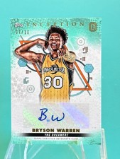 2022-23 Topps Inception OTE - Autographs - Bryson Warren #IA-BW2 (7/10)