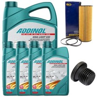 MotoröL Filter Set Addinol 0W-30 9 Liter + Schraube FüR Audi Porsche Vw Phaeton